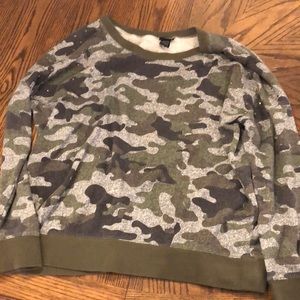 Camo sweater